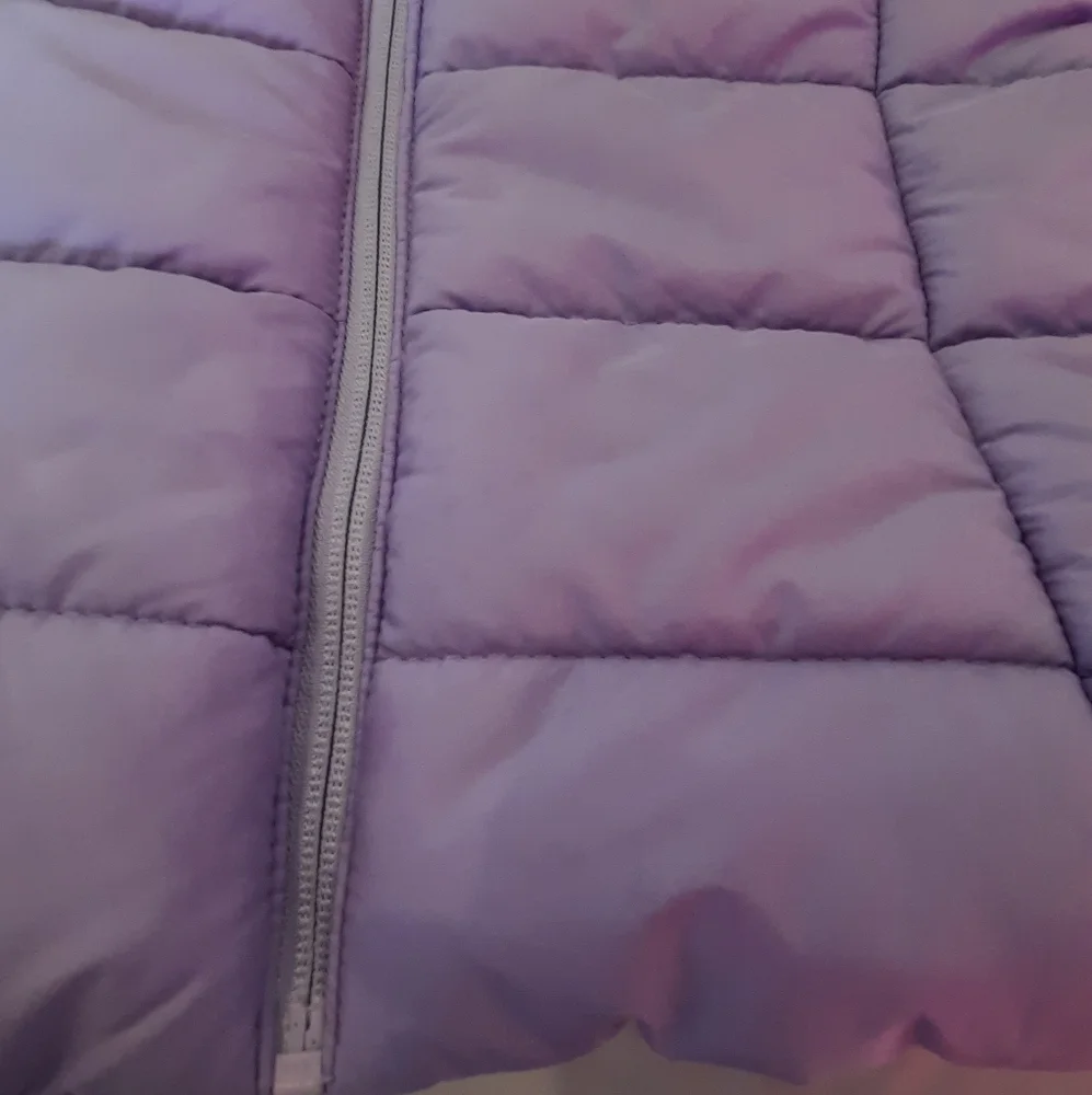 Lavendar Puma Puffer Vest Girls
